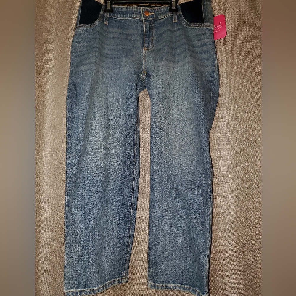 NWT Isabel Maternity straight leg pants  SZ 6 & 10 with elastic stretch waist